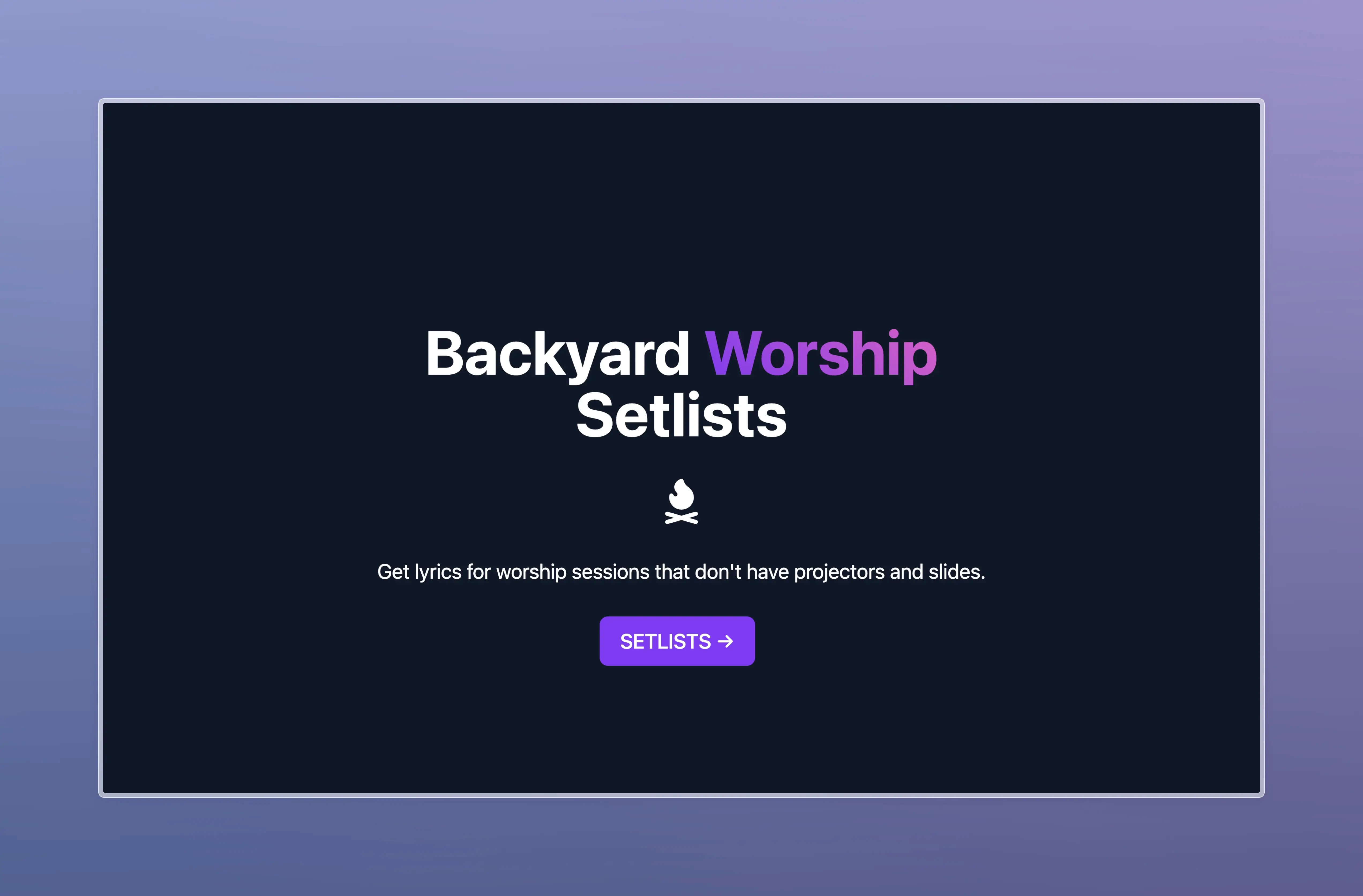 Simple Worship